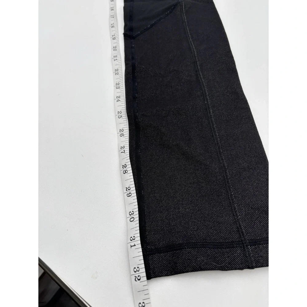 Lululemon Womens 6 Black Flare Running Yoga Pants 32
